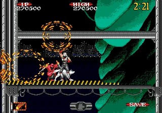 une photo d'Ã©cran de Shadow Dancer - The Secret of Shinobi sur Sega Megadrive